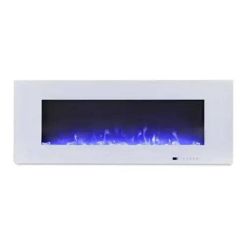 Pelios Elektrokamin Azurite 127 cm weiß – 1500 W, kein Schornstein